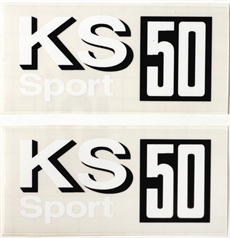 Sidokåpsdekaler "KS50 Sport"