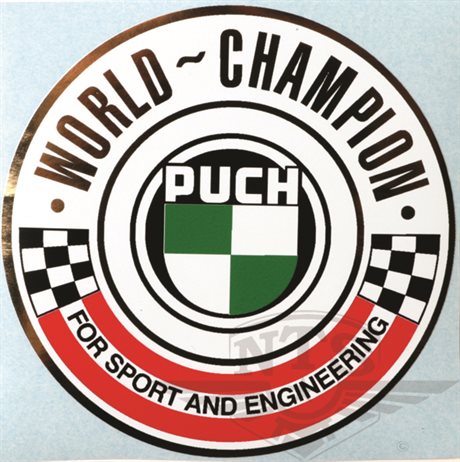 Dekal ”World Champion” 90,5mm