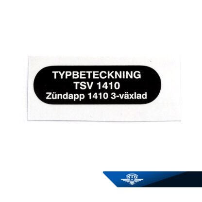 Typskylt KS50 Sport