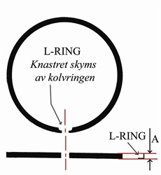 Kolvring Zündapp 45mm L-ring