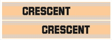 Tankdekalsats Crescent F50,F50GL,F50GLX