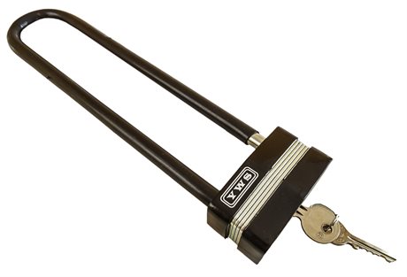 Lås klassisk modell 100X290mm svart