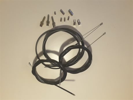 Wirekit uni svart  gas,broms,koppling