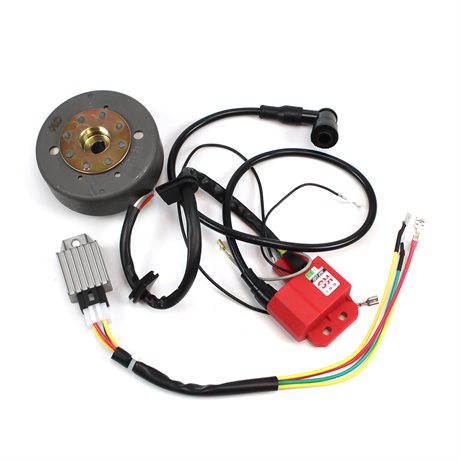 Tändsystem Kokusan EVO-2 Red Line. 12V, Puch, Zundapp, Sachs mfl. med inbyggd 10° retarderingskrets